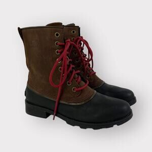 Sorel Emelie Lace-Up Waterproof Boots Size 6